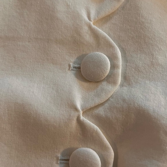 Commense Off-White Buttoned Mini Dress - Picture 9 of 10